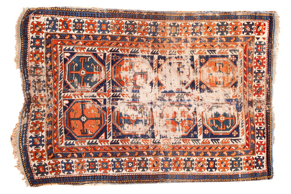 Antique Caucasian Rug