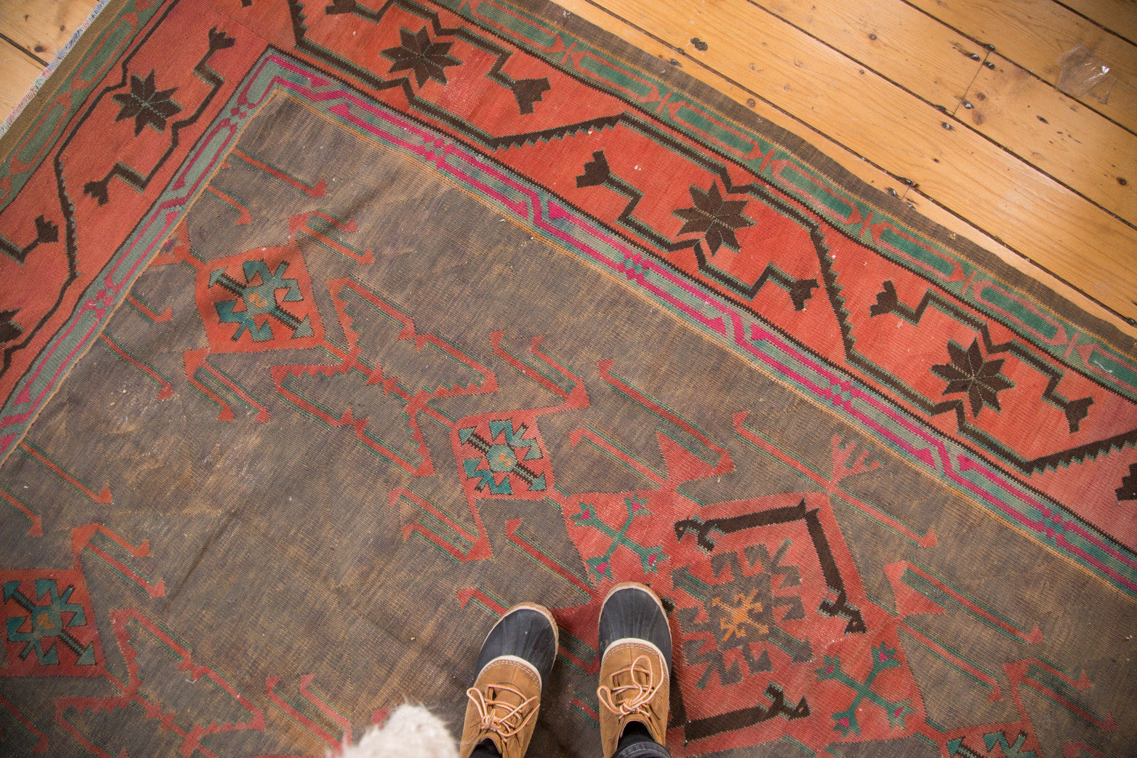 6x7.5 Vintage Kilim Carpet // ONH Item sm001131 Image 1