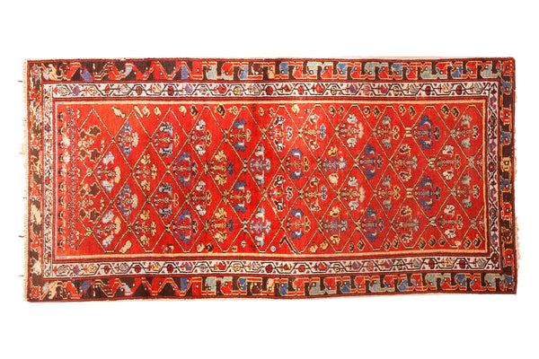 2'11" x 5'10" Antique Hamadan Rug Runner / Item sm001136 image 1