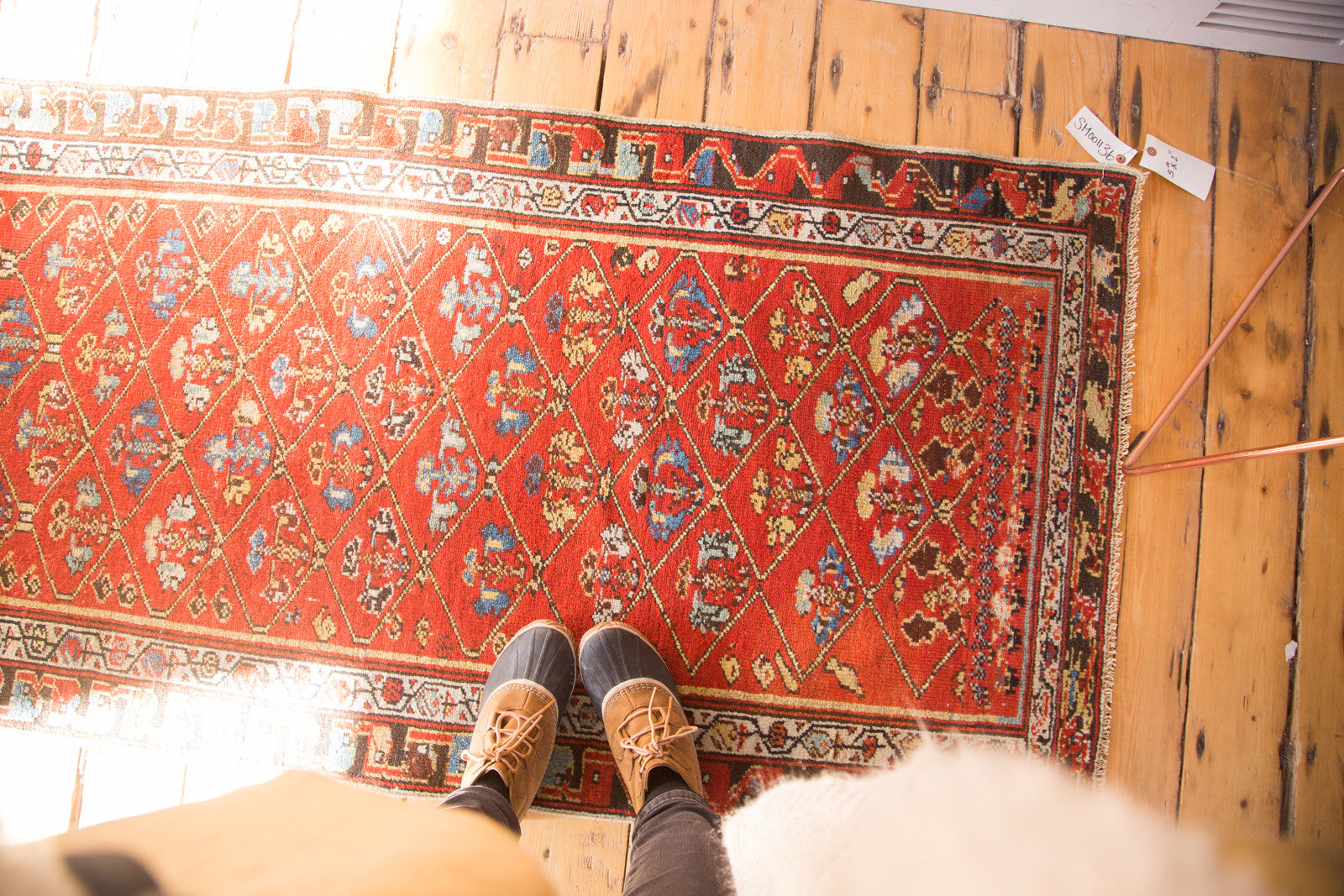  Antique Hamadan Rug Runner / Item sm001136 image 2