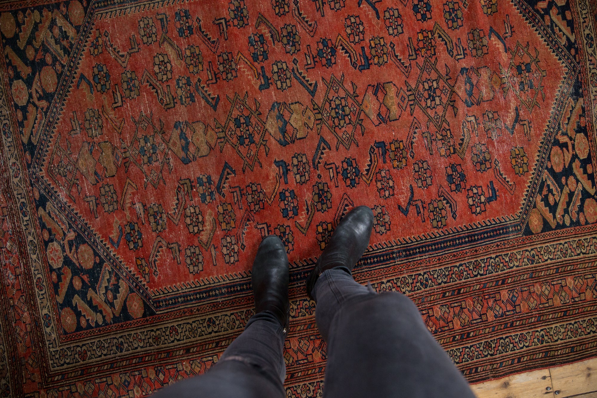 5x6 Vintage Malayer Square Rug // ONH Item sm001149 Image 1