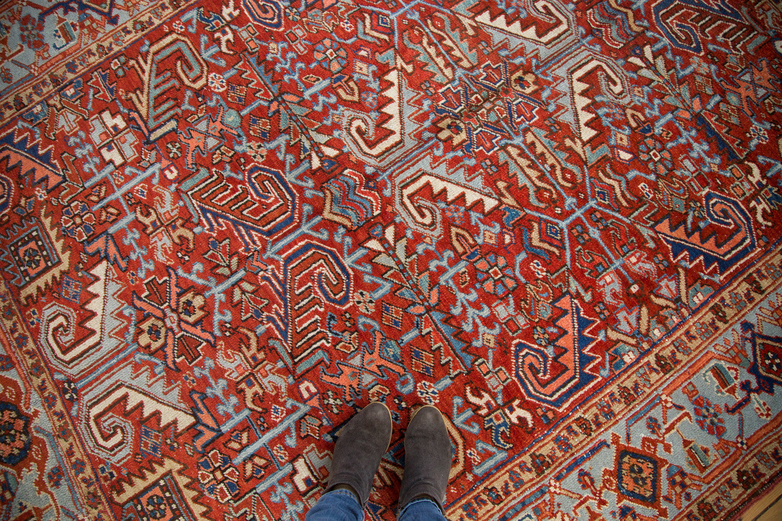 7x9.5 Vintage Heriz Carpet // ONH Item sm001152 Image 1