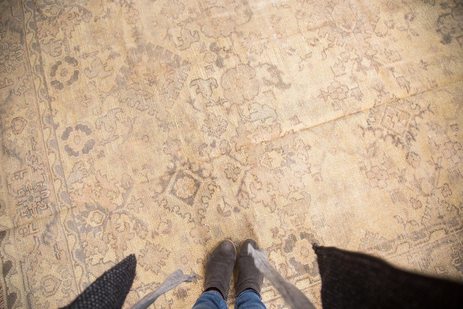 Vintage Oushak Carpet