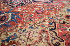 8.5x11 Vintage Heriz Carpet // ONH Item SM001154 Image 2