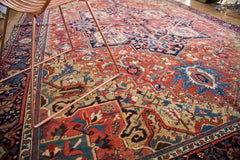 8.5x11 Vintage Heriz Carpet // ONH Item SM001154 Image 3