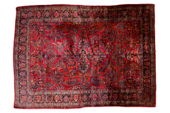 Vintage American Sarouk Carpet