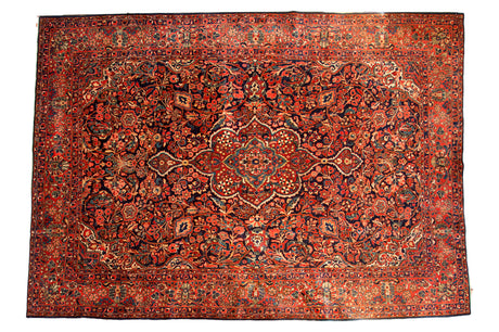 Vintage Persian Sarouk Carpet