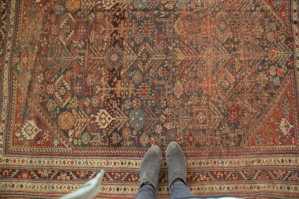 5x6 Antique Qashqai Square Rug // ONH Item sm001165 Image 1