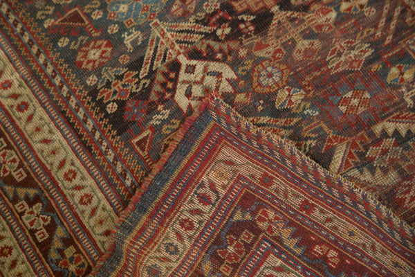 5x6 Antique Qashqai Square Rug // ONH Item sm001165 Image 6