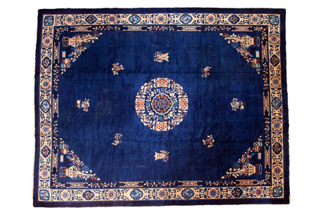 9'10" x 12'7" Vintage Peking Carpet / Item sm001171 image 1