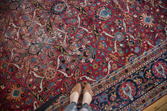 9.5x14 Vintage Fine Yezd Carpet // ONH Item sm001194 Image 1