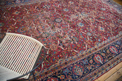 9.5x14 Vintage Fine Yezd Carpet // ONH Item sm001194 Image 4