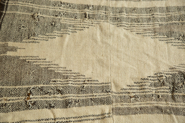 Vintage Kurdish Throw Square Rug