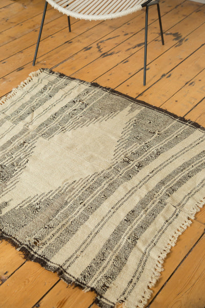 Vintage Kurdish Throw Square Rug