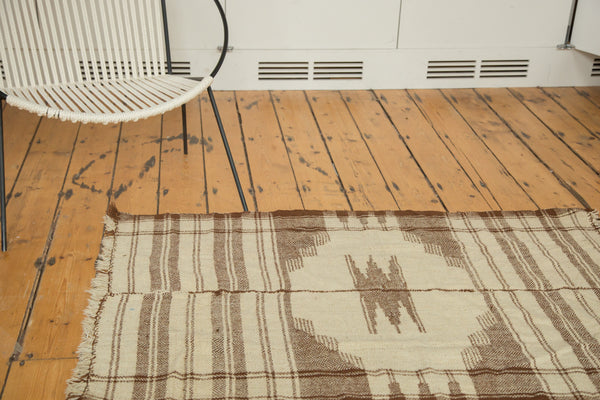 Vintage Kurdish Throw Rug Mat