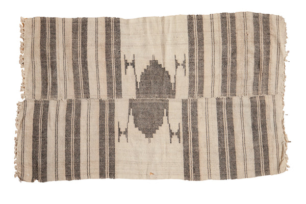 Vintage Kurdish Throw Rug Mat