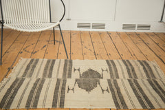 Vintage Kurdish Throw Rug Mat