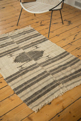 Vintage Kurdish Throw Rug Mat