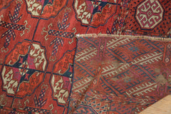 Distressed Antique Tekke Carpet