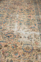 Lavar Kerman's intricate Shah Abbas floral pattern in blush, blue, and time-worn ivory.