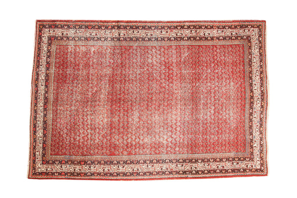 Vintage Distressed Mir Serbend Carpet