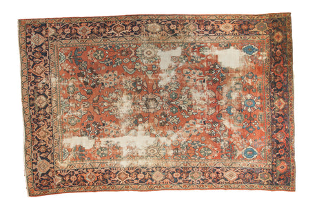 6'7" x 10' Distressed Mahal Carpet / Item sm001229 image 1