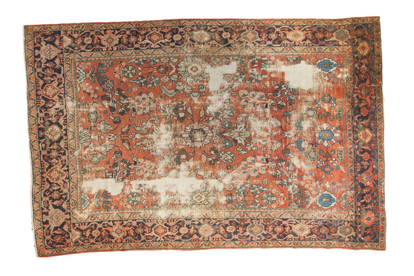 6'7" x 10' Distressed Mahal Carpet / Item sm001229 image 1