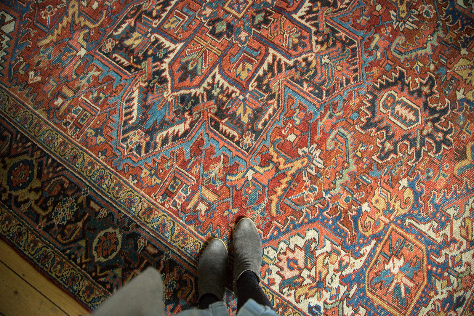 Vintage Heriz Carpet