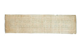 Mellow blanched vintage Pak Kazak rug runner, elongated sea foam green medallions, 2'8