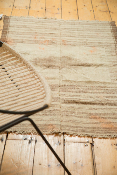 Vintage Kurdish Throw Rug