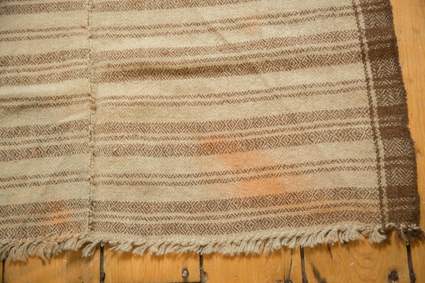 Vintage Kurdish Throw Rug