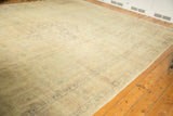 Subtle tone-on-tone pattern and etched foundation of a distressed Turkish Kaisary rug.