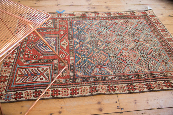 3x5 Antique Caucasian Prayer Fragment Rug // ONH Item sm001312 Image 3