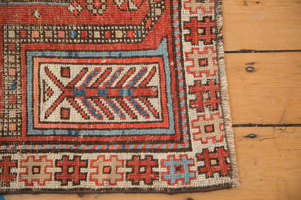 3x5 Antique Caucasian Prayer Fragment Rug // ONH Item sm001312 Image 9