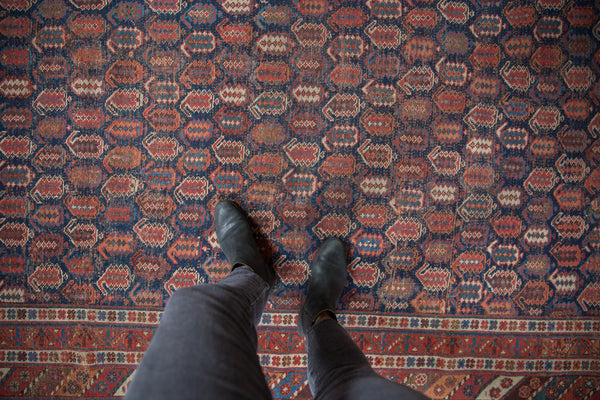 7.5x8.5 Antique Afshar Square Carpet // ONH Item sm001316 Image 1