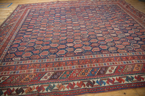 7.5x8.5 Antique Afshar Square Carpet // ONH Item sm001316 Image 7