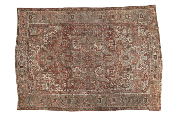 Vintage Distressed Karaja Carpet