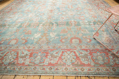 10x12.5 Vintage Distressed Mahal Carpet // ONH Item sm001323 Image 5