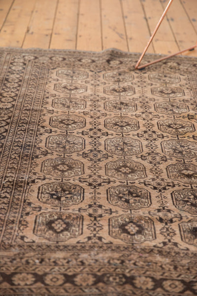 Vintage Distressed Afghan Rug