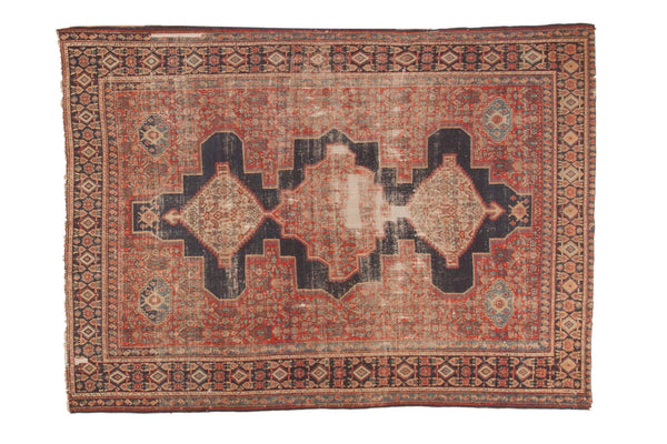 Vintage Distressed Senneh Rug