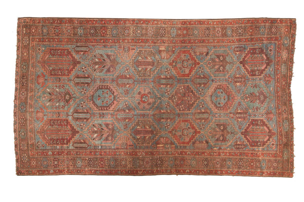 Vintage Distressed Baktiari Carpet
