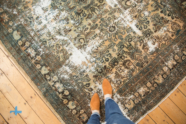 7x9.5 Vintage Distressed Hamadan Carpet // ONH Item sm001341 Image 1