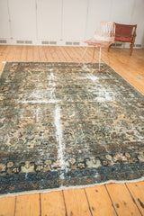 7x9.5 Vintage Distressed Hamadan Carpet // ONH Item sm001341 Image 5