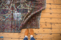 5.5x10.5 Vintage Distressed Baktiari Carpet // ONH Item sm001342 Image 1