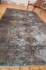 5.5x10.5 Vintage Distressed Baktiari Carpet // ONH Item sm001342 Image 6