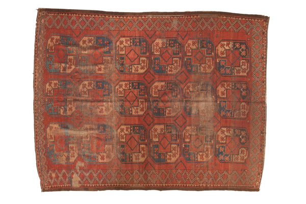 6.5x8.5 Vintage Afghan Carpet // ONH Item sm001345