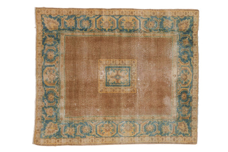 5x6 Vintage Distressed Agra Square Rug // ONH Item sm001346