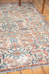 5x7 Vintage Distressed Heriz Fragment Carpet // ONH Item sm001348 Image 4