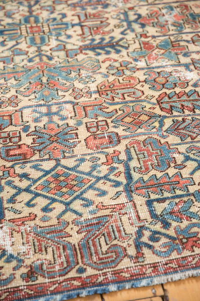 5x7 Vintage Distressed Heriz Fragment Carpet // ONH Item sm001348 Image 10