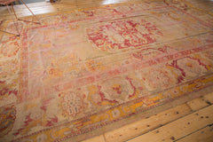 8.5x13 Vintage Fragment Oushak Carpet // ONH Item sm001349 Image 6